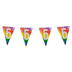 Narozeninová  girlanda '5' (6 m)